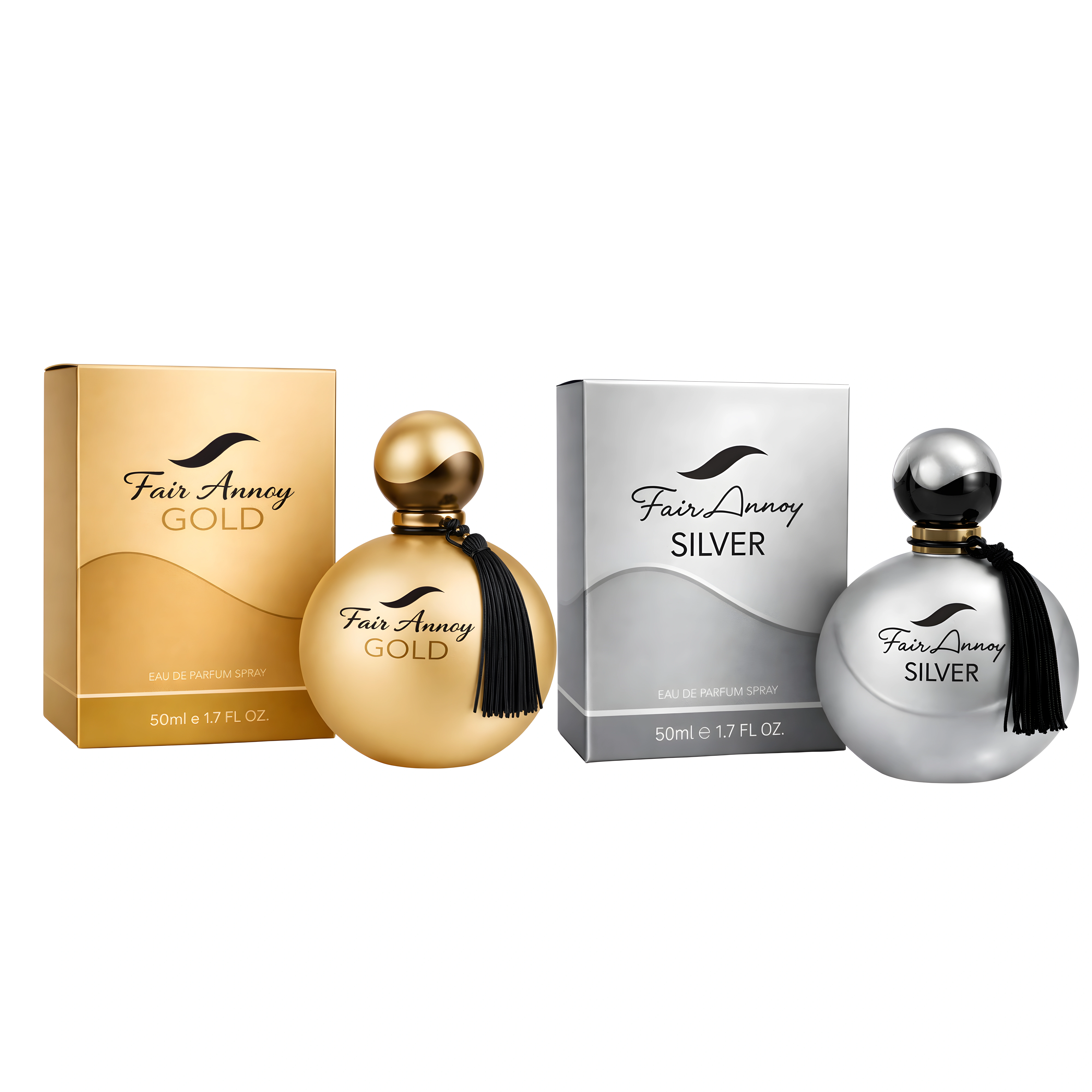 fair annoy gold & silver women’s perfume combo 2x50ml long lasting eau de parfum