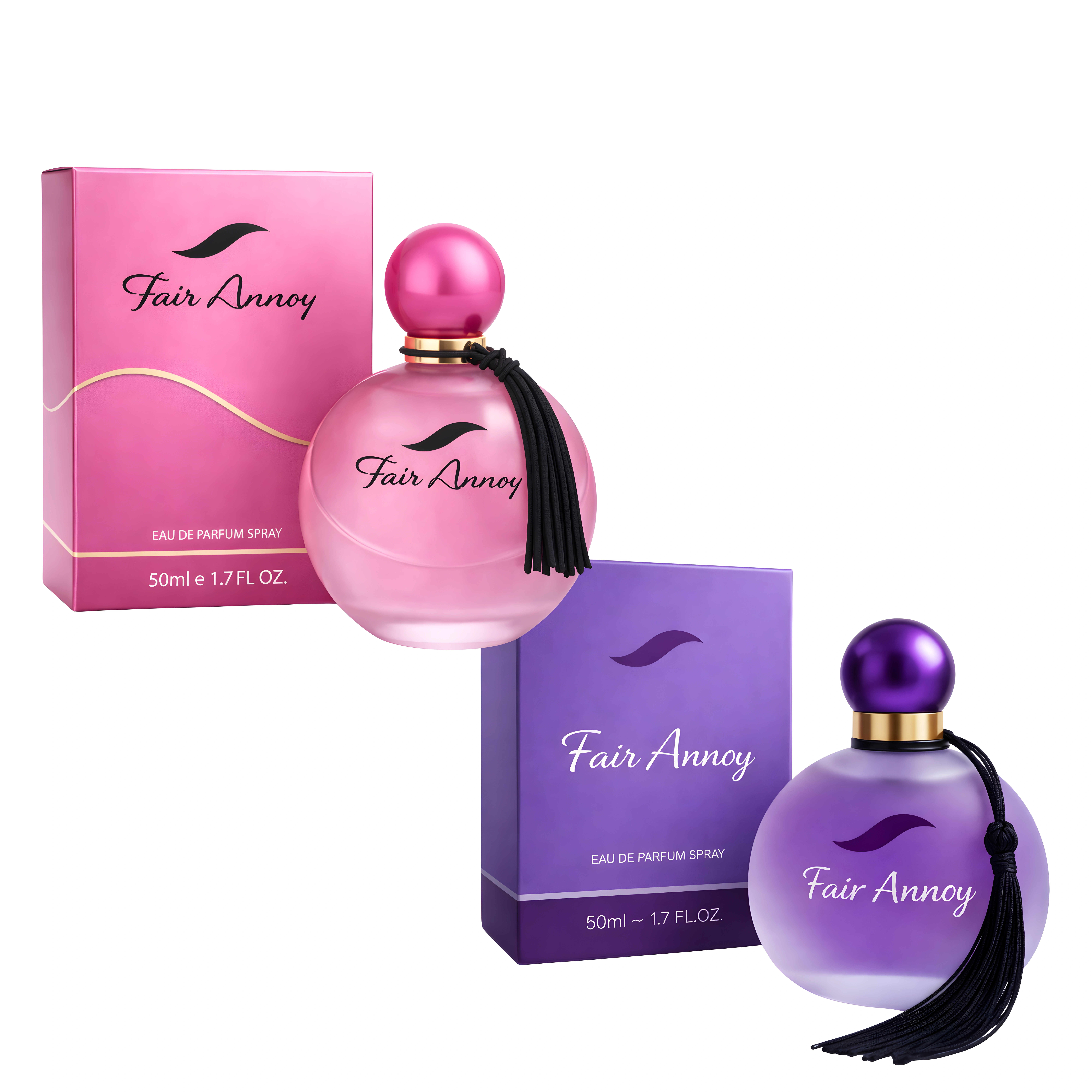 fair annoy floral & vanilla women’s perfume combo 2x50ml long lasting eau de parfum